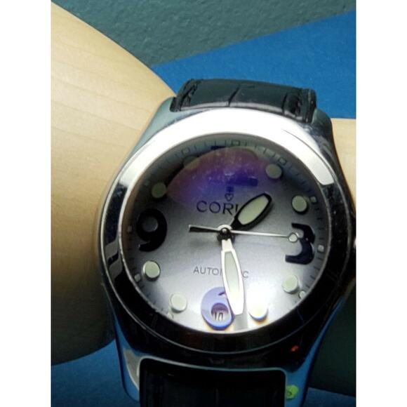 Corum Bubble Steel Automatic Watch Leather Men's Jewelry 82.150.20 Swiss WR - Picture 5 of 11